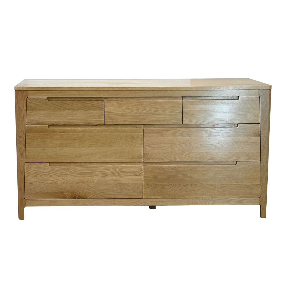 Vogue 7 Drawer Low Chest/Dressing Table - Image 2